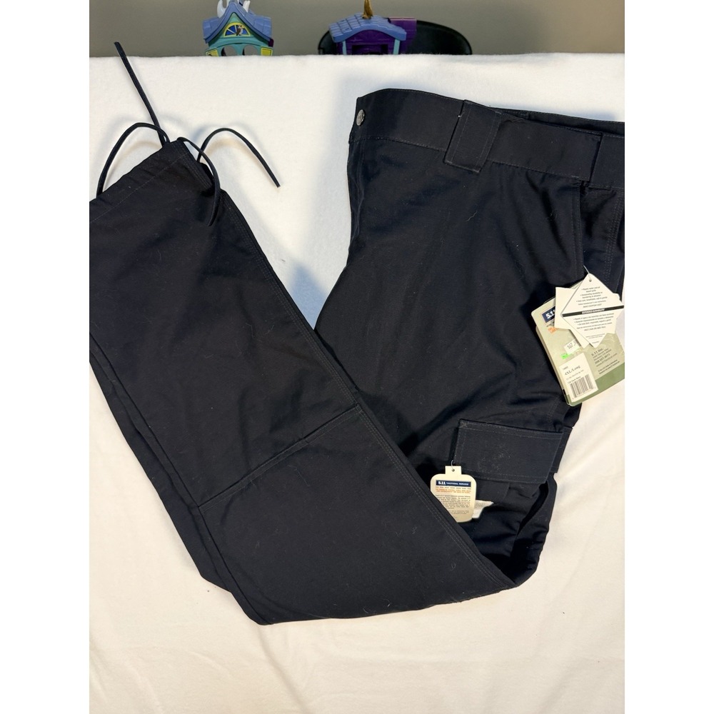 5.11 Tactical TDU 74003 Cargo Pants Mens 4XL Long Black Ripstop NWT Tactical
